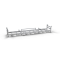 Twin pallet | for 10 mobile fences | and 10 base plates